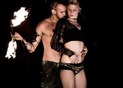 Fire Performer Duet