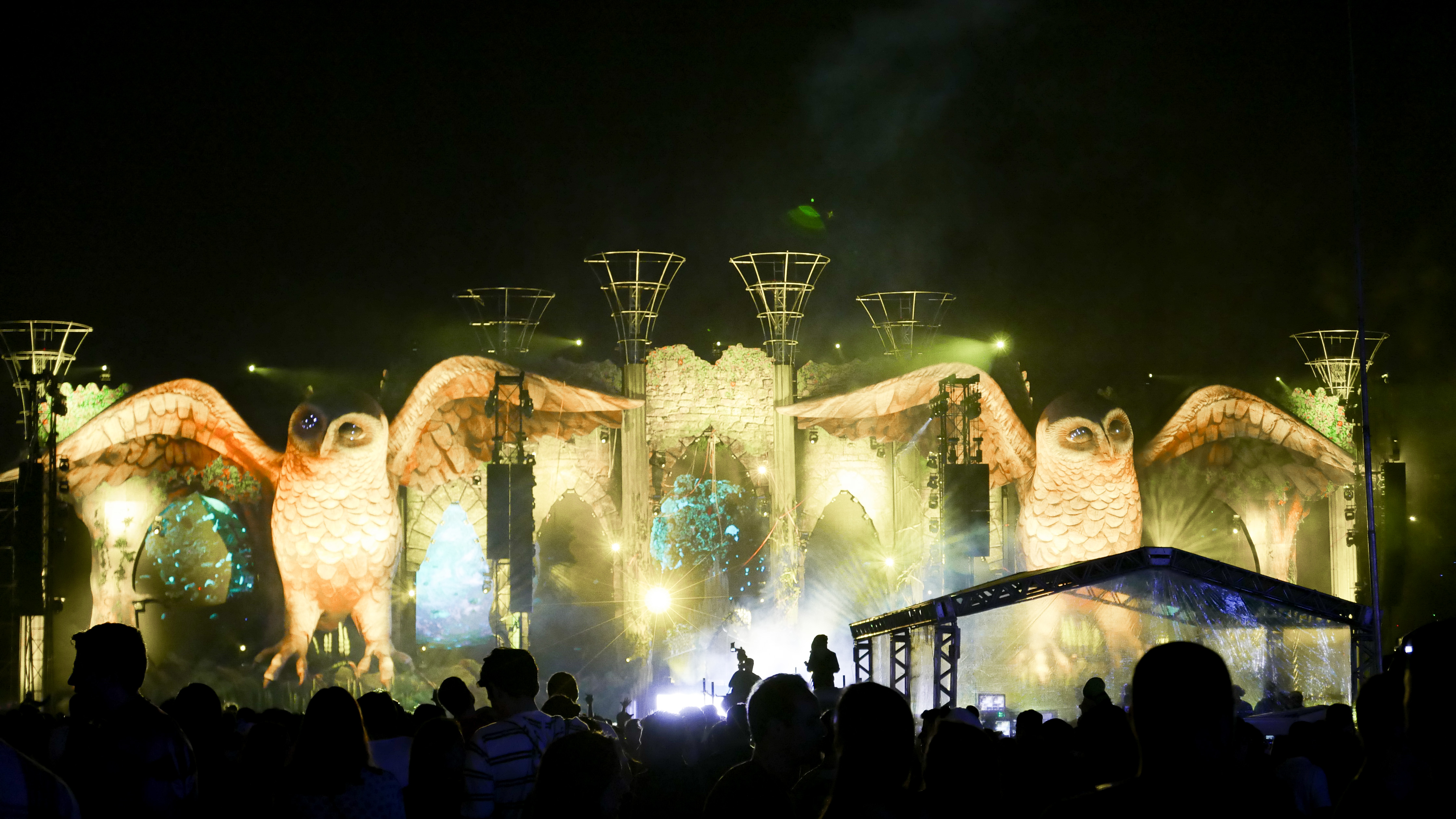 A shot from Skyfire's stage at EDC in Sao Paulo where Love in the Fire was blessed to perform on