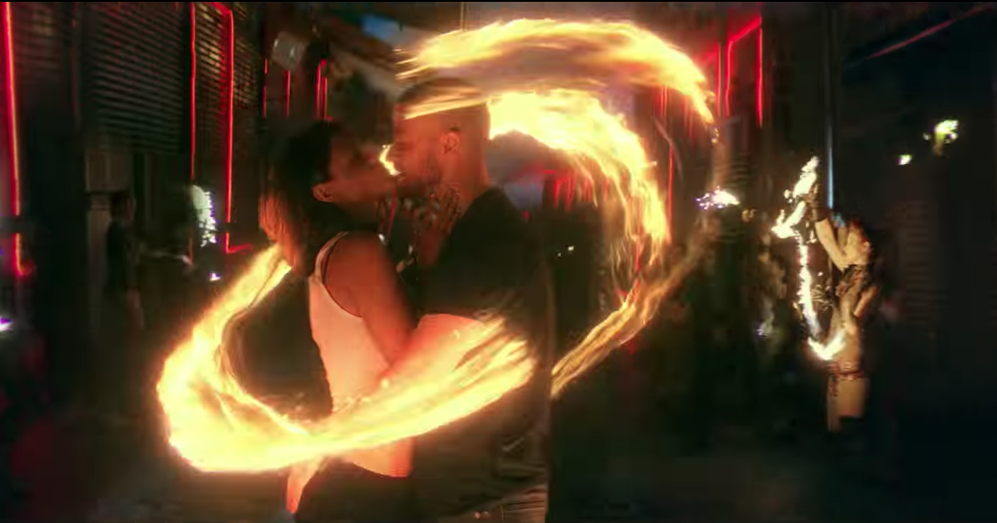 Justin Timberlake Fire Dancers in the Music Video Supplies. Los Angeles Fire Dancing Performance