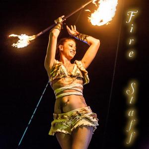 Fire Staff Dancer Spinner for hire