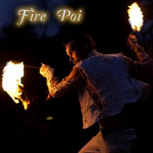 Fire Poi Dancer Spinner for hire